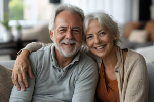 Glückliches altes Paar